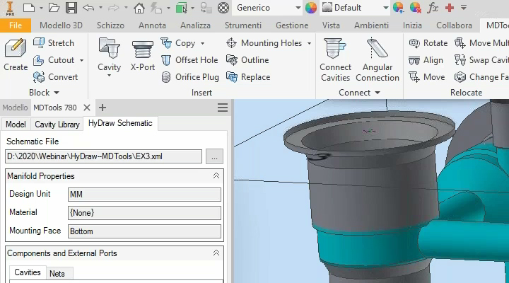 How To Export a HyDraw CAD Schematic to MDTools