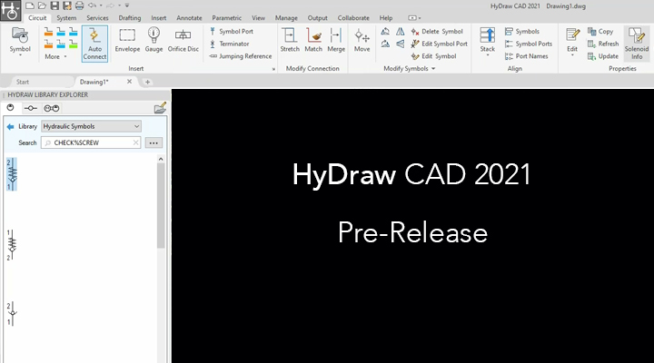 HyDraw CAD 2021 Feature Preview