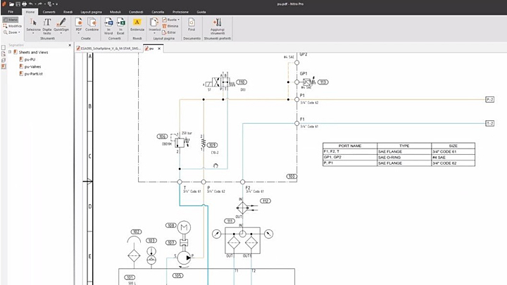 How to Create a Multiple Page Hydraulic Schematic Within HyDraw CAD