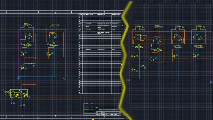 How to Finish an Already Started Schematic with HyDraw CAD