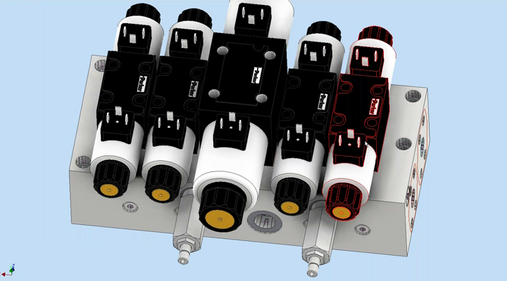 Desigining a Hydraulic Manifold with MDTools