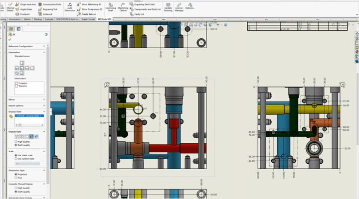 Hydraulic Manifold Design From a HyDraw Circuit