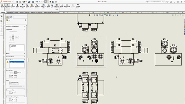 Hydraulic Manifold Design From a HyDraw Schematic