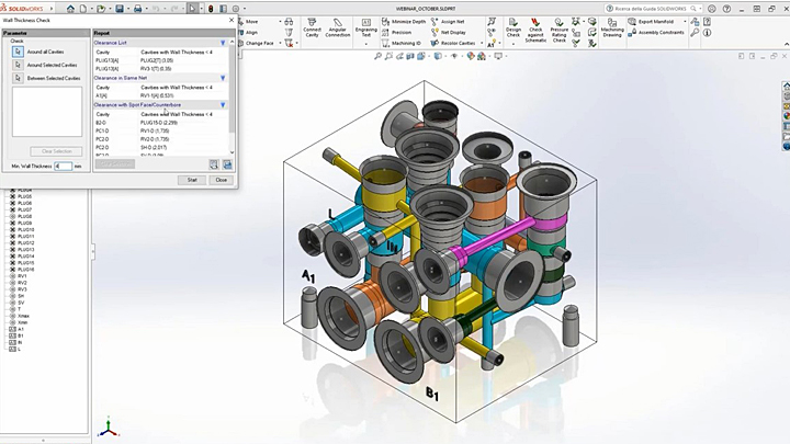 How to Design a Hydraulic Manifold with MDTools Build on SolidWorks