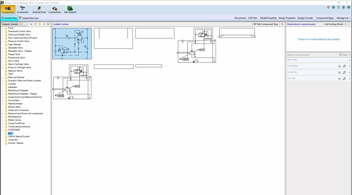 Move HyDraw symbols to another folder