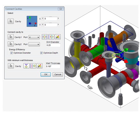 MDTools Design connect cavities